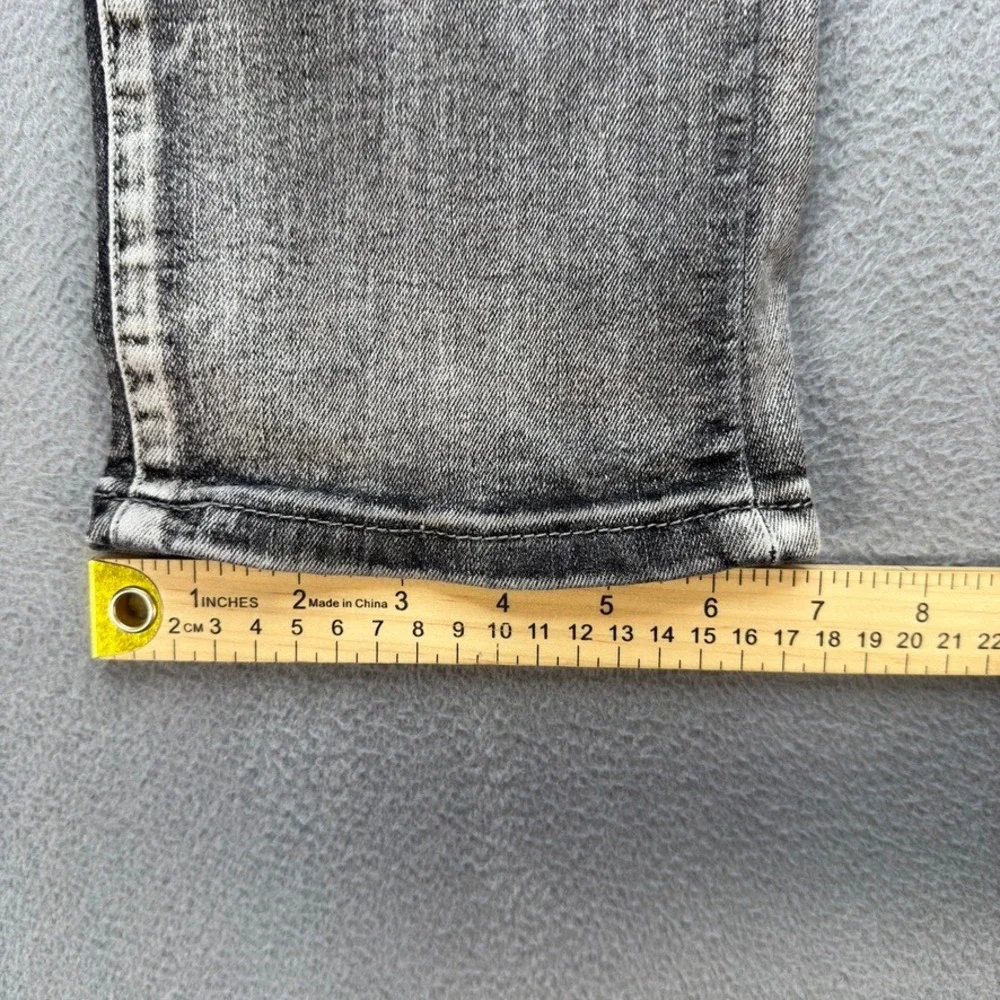 RGSTR Distressed Ripped Denim Jeans Slim Fit 34 FIT 32x30 Gray Acid Wash Street